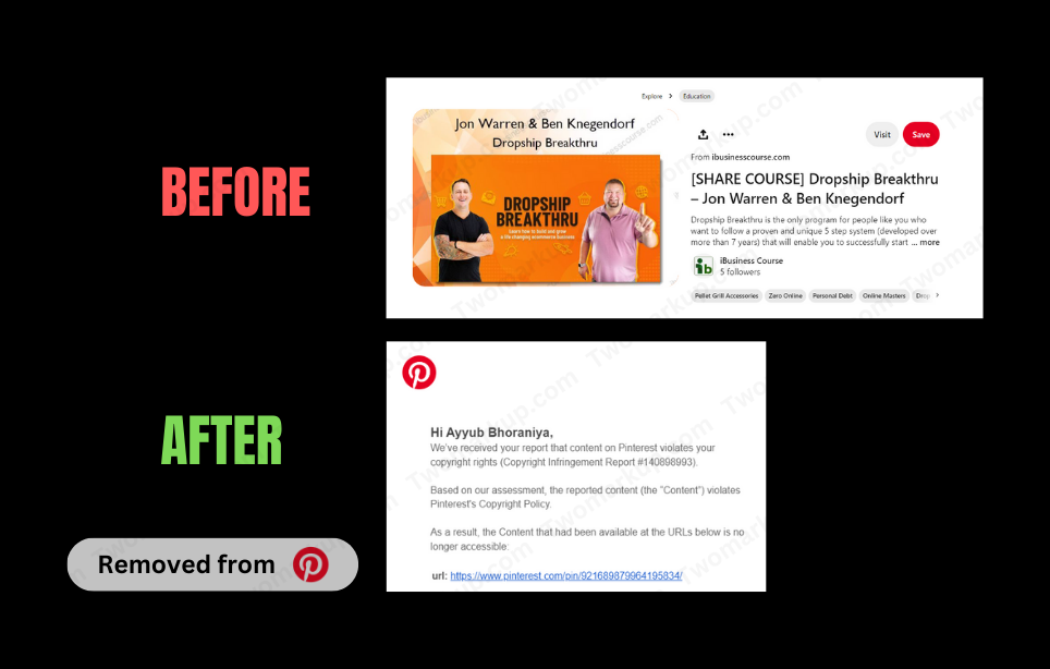 Remove leaked course service